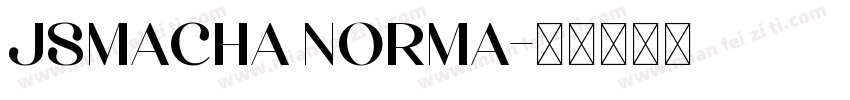 JSMacha Norma字体转换